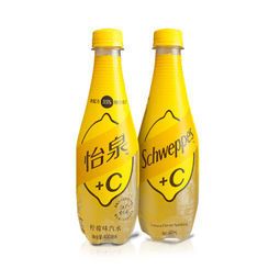 schweppes怡泉c柠檬味汽水饮料400ml12瓶2件7664元合3832元件